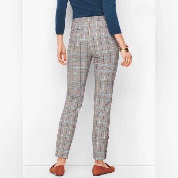 Talbots Chatham Button-Hem Ankle Pants – Macintosh Plaid – Size 16 – NWT - Picture 2 of 9